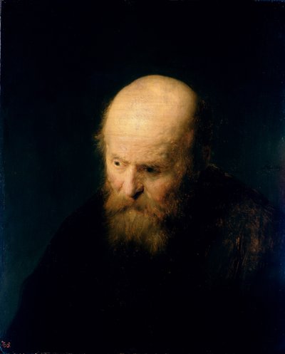 Testa di un vecchio calvo, 1632 da studio of Rembrandt Harmensz. van Rijn